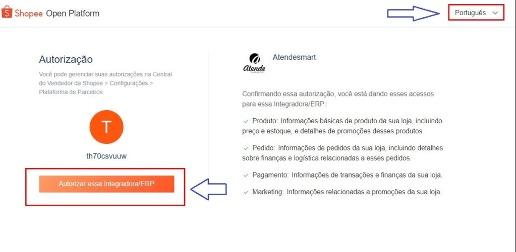 www.help.atendesmart.com.br-atendesmart-parametrizar-integracao-shopee-image-5 ATENDESMART: Parametrizar Integração SHOPEE