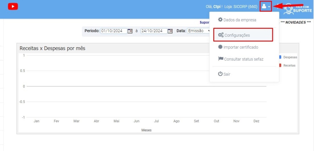 www.help.atendesmart.com.br-image-image-4 Atualização ATENDESMART - 28/11/2024 - 9º Item - Como usar a opção Configuração para ajustar resolução de tela