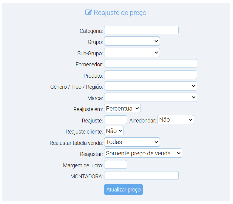 www.help.atendesmart.com.br-image-image-27 AtendeSmart: CADASTRO \ PRODUTOS \ REAJUSTE AUTOMÁTICO - Orientação para utilizar o módulo Reajuste Automático de Preços