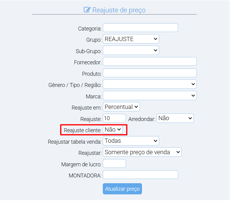 www.help.atendesmart.com.br-image-image-36 AtendeSmart: CADASTRO \ PRODUTOS \ REAJUSTE AUTOMÁTICO - Orientação para utilizar o módulo Reajuste Automático de Preços