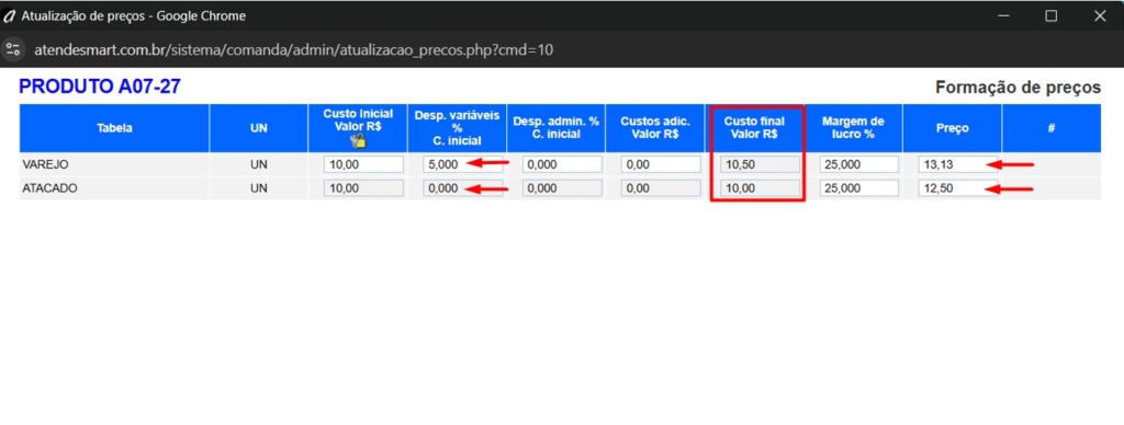 www.help.atendesmart.com.br-rascunho-automatico-image-2 ATENDESMART: Custo Variável por Tabela de Preços