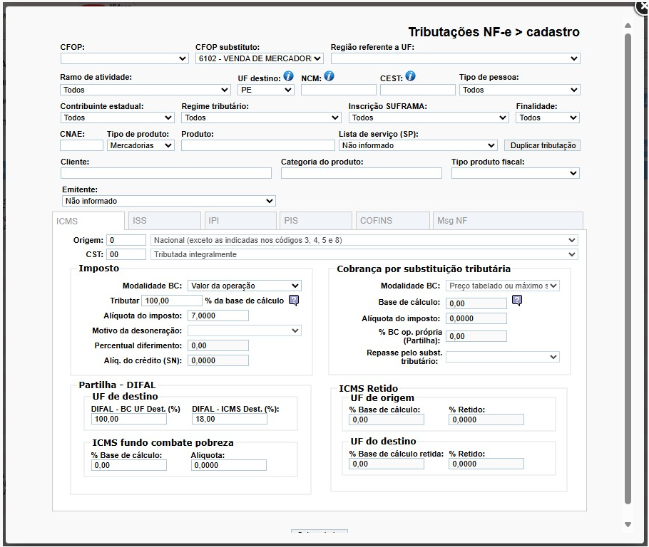 www.help.atendesmart.com.br-atende-nf-e-modelo-cadastro-regra-tributacao-partilha-difal-image Atende NF-e - Modelo cadastro regra tributação partilha DIFAL