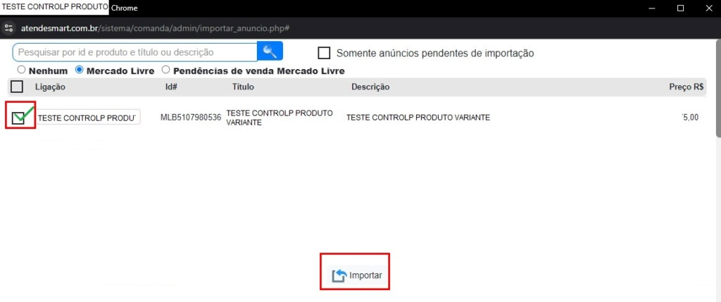 www.help.atendesmart.com.br-rascunho-automatico-image-2 ATENDESMART: Importar anuncio de um produto da plataforma MERCADO LIVRE para um cadastro do ATENDESMART