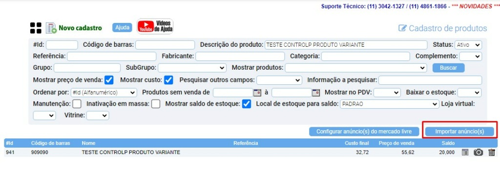 www.help.atendesmart.com.br-rascunho-automatico-image-6 ATENDESMART: Importar anuncio de um produto da plataforma MERCADO LIVRE para um cadastro do ATENDESMART