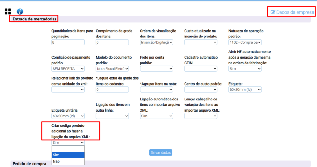 www.help.atendesmart.com.br-rascunho-automatico-image-5-1024x539 🚀 ATENDESMART: Novo Parâmetro do Dados da Empresa - Criar código produto adicional ao fazer a ligação do arquivo XML