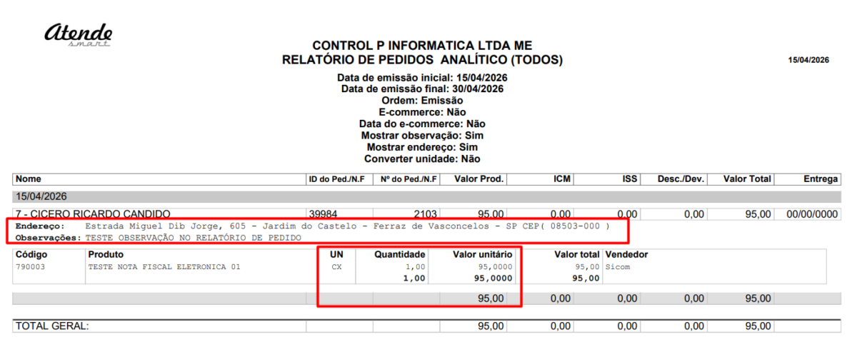 🚀 ATENDESMART: - Novos Filtros o Relatório de Pedidos - Atende Smart Help
