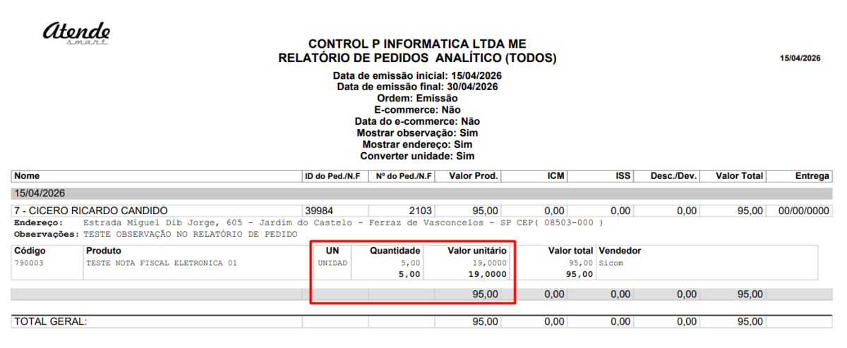 🚀 ATENDESMART: - Novos Filtros o Relatório de Pedidos - Atende Smart Help
