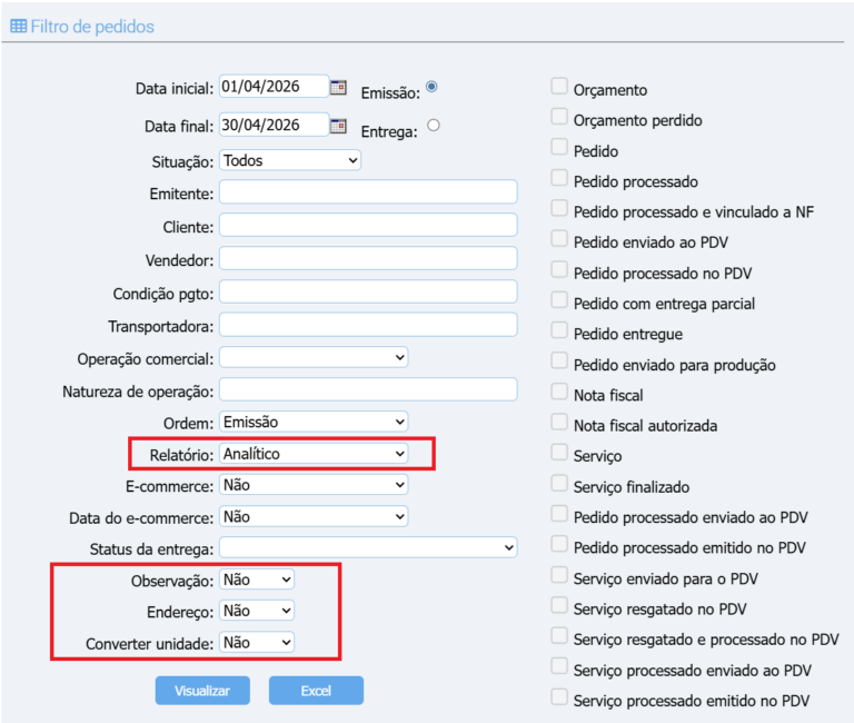 🚀 ATENDESMART: - Novos Filtros o Relatório de Pedidos - Atende Smart Help