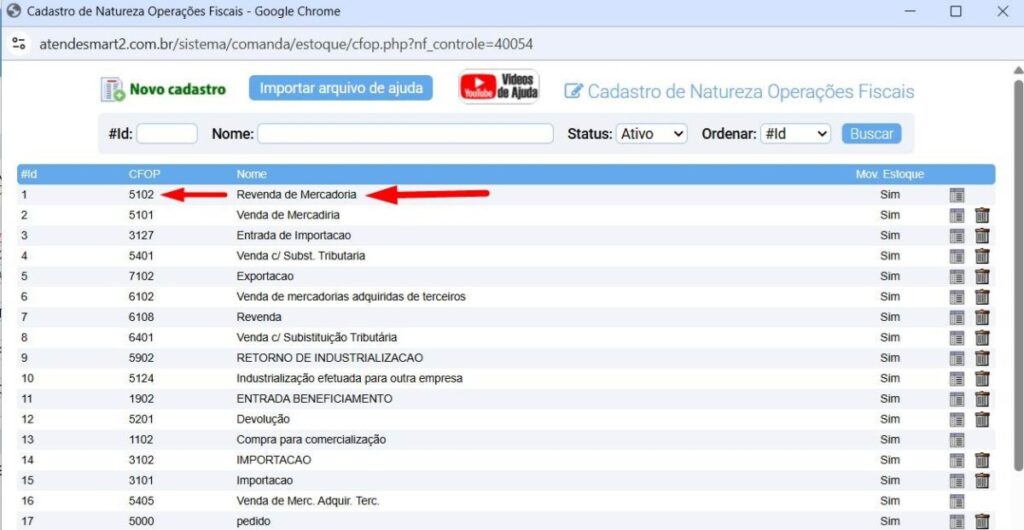 www.help.atendesmart.com.br-rascunho-automatico-image-4-1024x530 Procedimento Operacional Padrão Suporte: Emissão de NF-e para Estrangeiro (Turista) - Operação Interna e Presencial