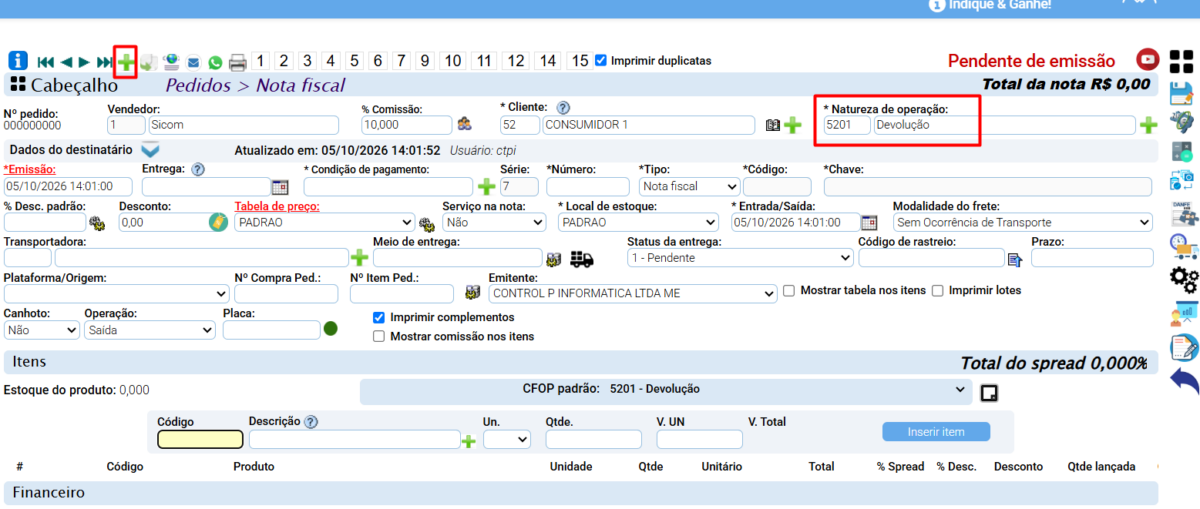 www.help.atendesmart.com.br-rascunho-automatico-image-10 Novo Método para Emissão de NF-e de Devolução (Referenciamento por Item)